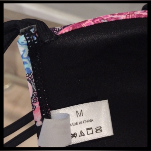 Neon Pink Swim Suit Bikini Set - Picture 12 of 12